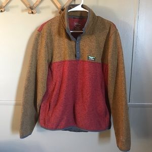 LL Bean Fleece Pullover Sweatshirt Men’s Large